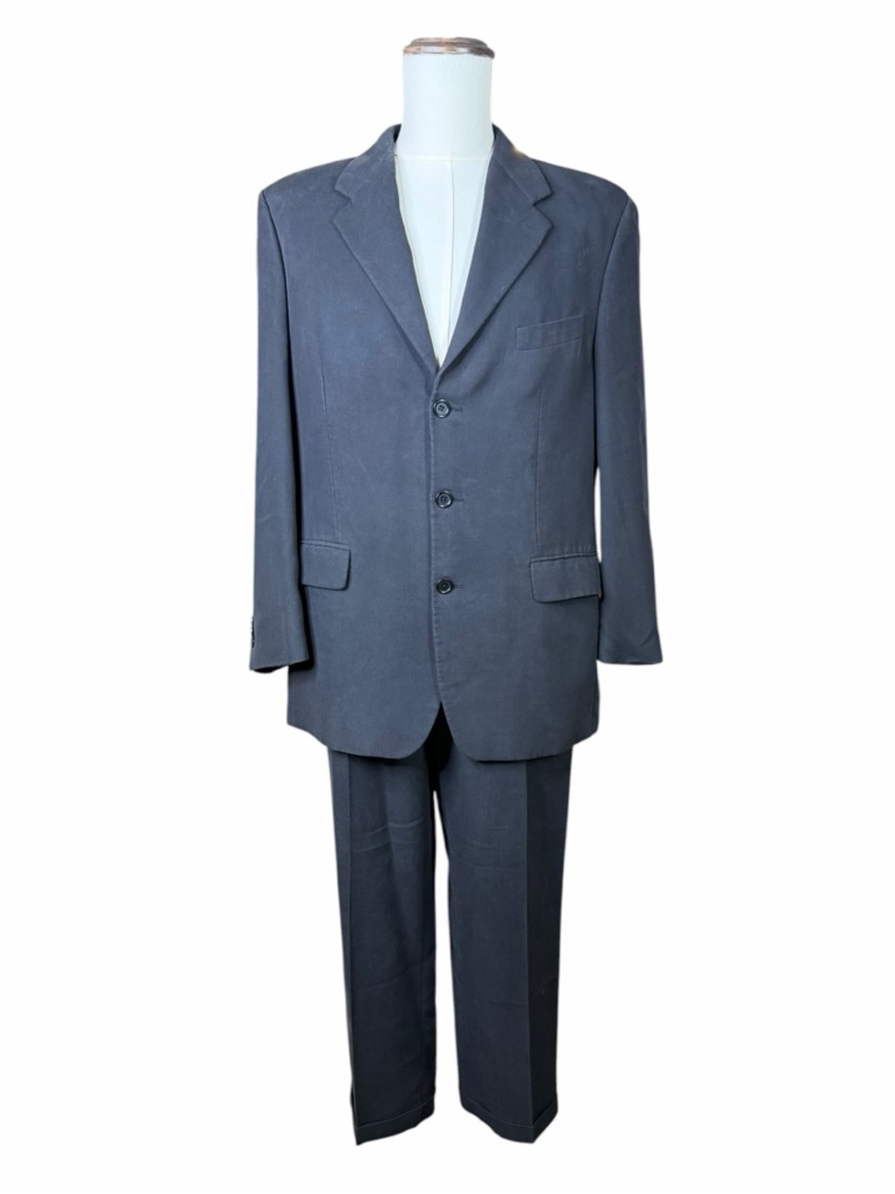 Vintage Brandini for Foleys Black Two-Piece Suit - See Measurements for Size